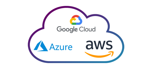 AWS, Azure and Google Cloud